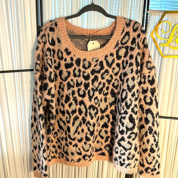 Wonderly Curvy NWT Pullover Animal Print Sweater size XL in excellent condition - Picture 2 of 6